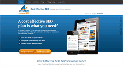 Desktop Screenshot of costeffectiveseo.com